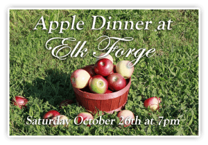 elk forge apple dinner featuring milburn orchards