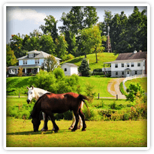 Amish Farm in Lancaster Pennsylvania