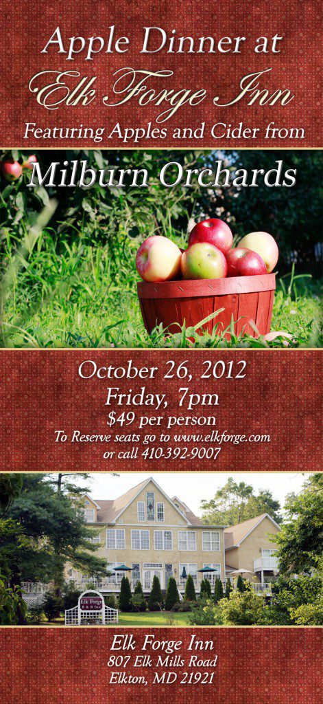 Apple Dinner at Elk Forge Featuring Milburn Orchards